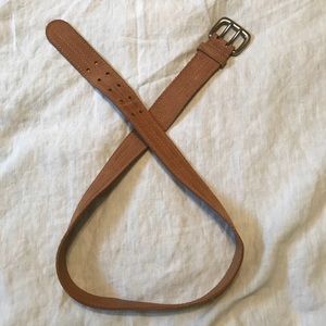 Tan leather belt